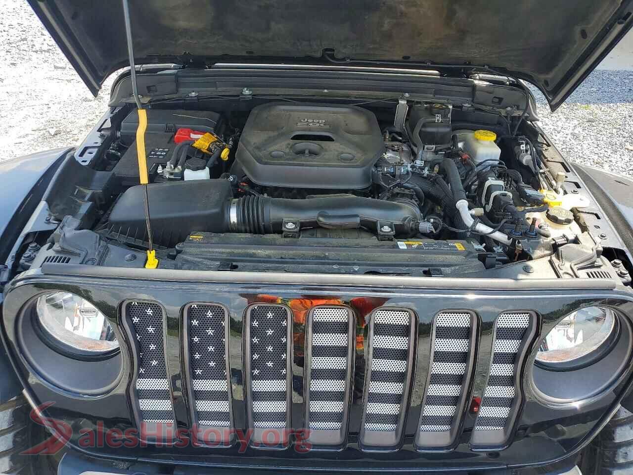 2021 JEEP WRANGLER VIN 1C4HJXCN9MW856920, VIN plate