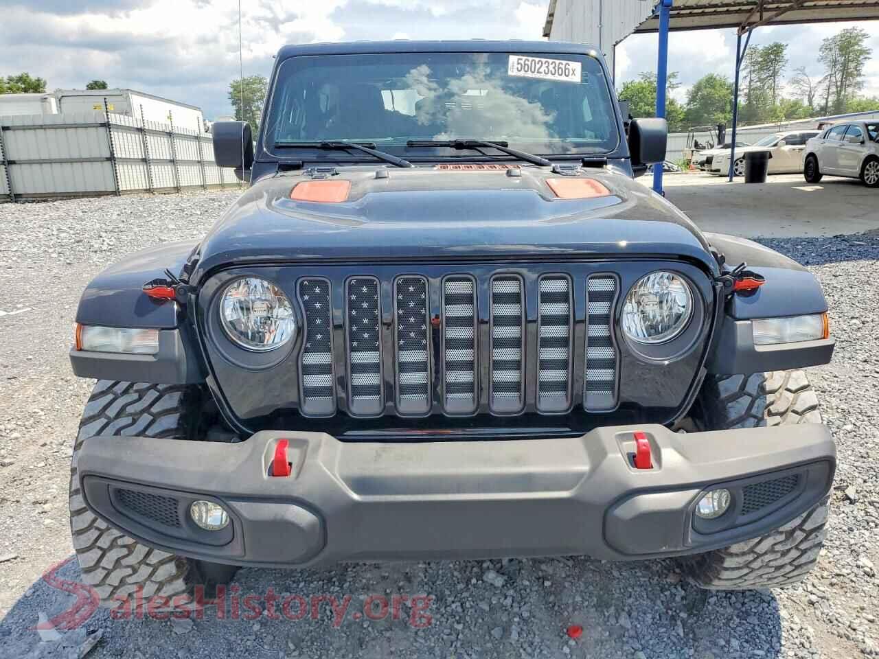 2021 JEEP WRANGLER VIN 1C4HJXCN9MW856920, rear view