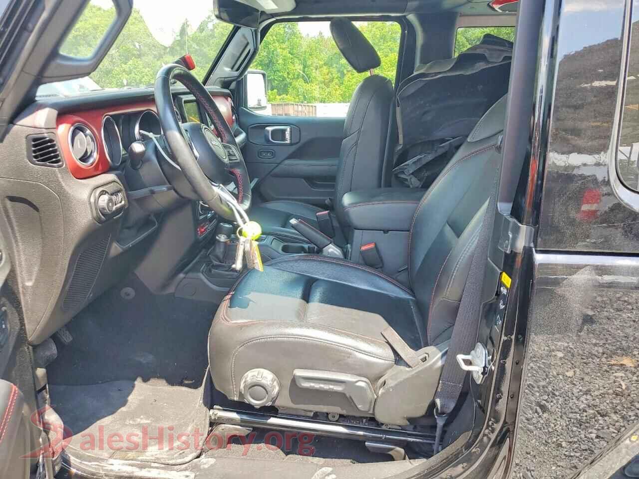 2021 JEEP WRANGLER VIN 1C4HJXCN9MW856920, engine bay
