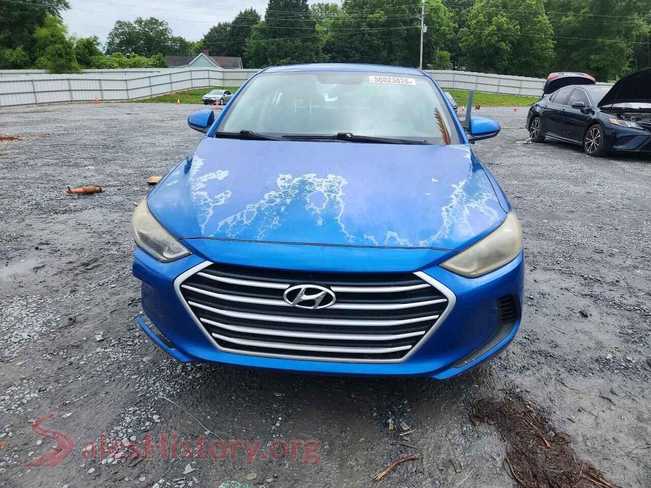 2017 HYUNDAI ELANTRA VIN 5NPD74LF6HH111316, rear view