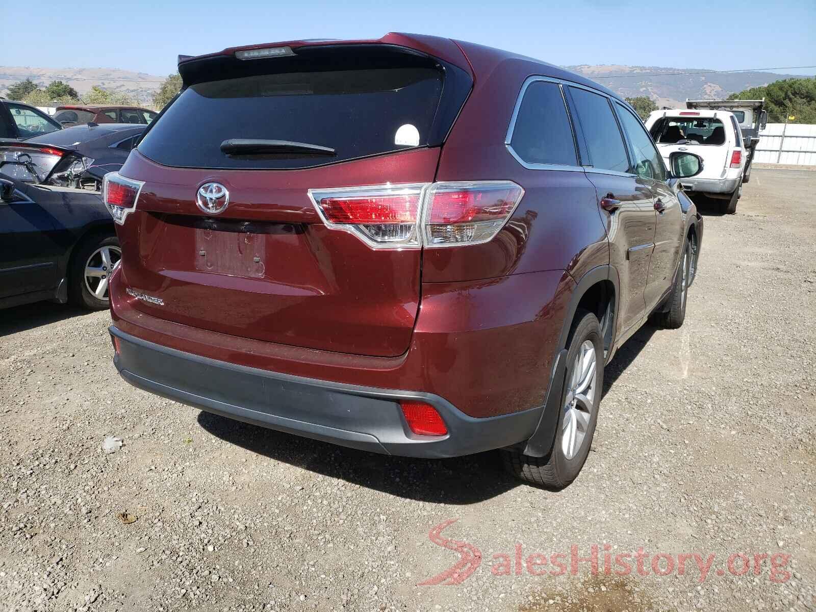 5TDZARFH7GS021151 2016 TOYOTA HIGHLANDER