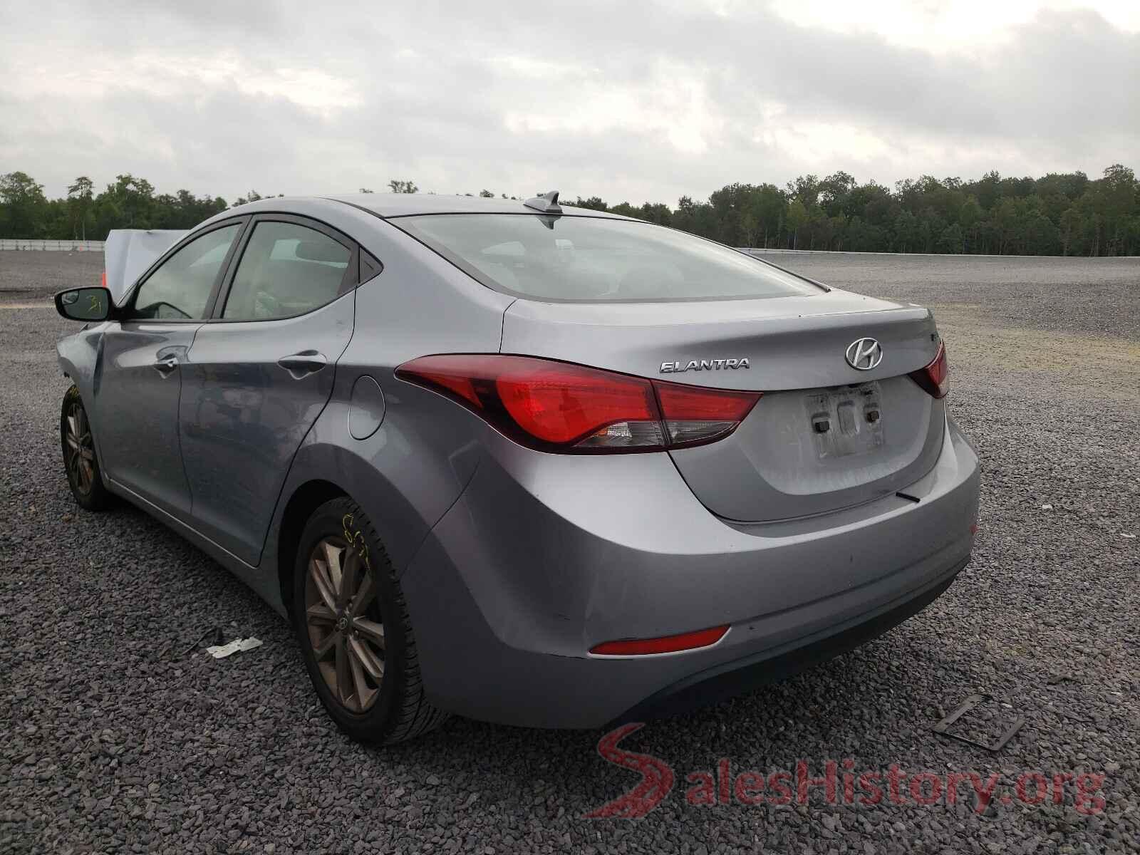 5NPDH4AE7GH751640 2016 HYUNDAI ELANTRA