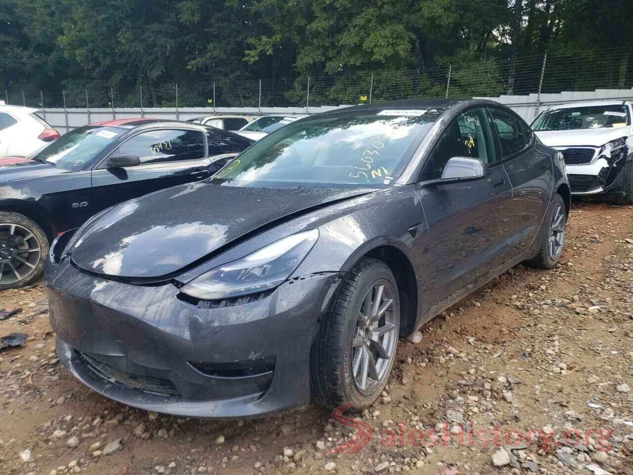 5YJ3E1EA6NF191860 2022 TESLA MODEL 3