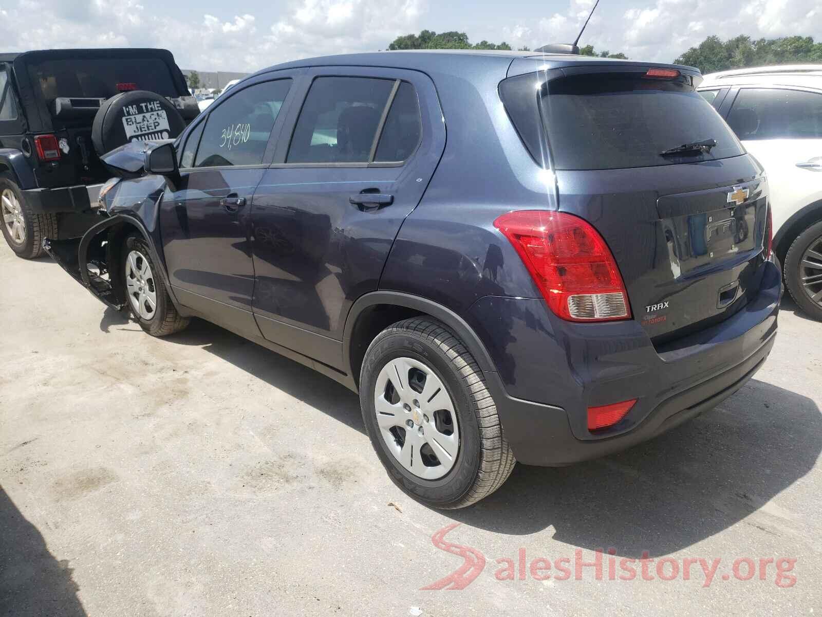 3GNCJKSB3KL132154 2019 CHEVROLET TRAX