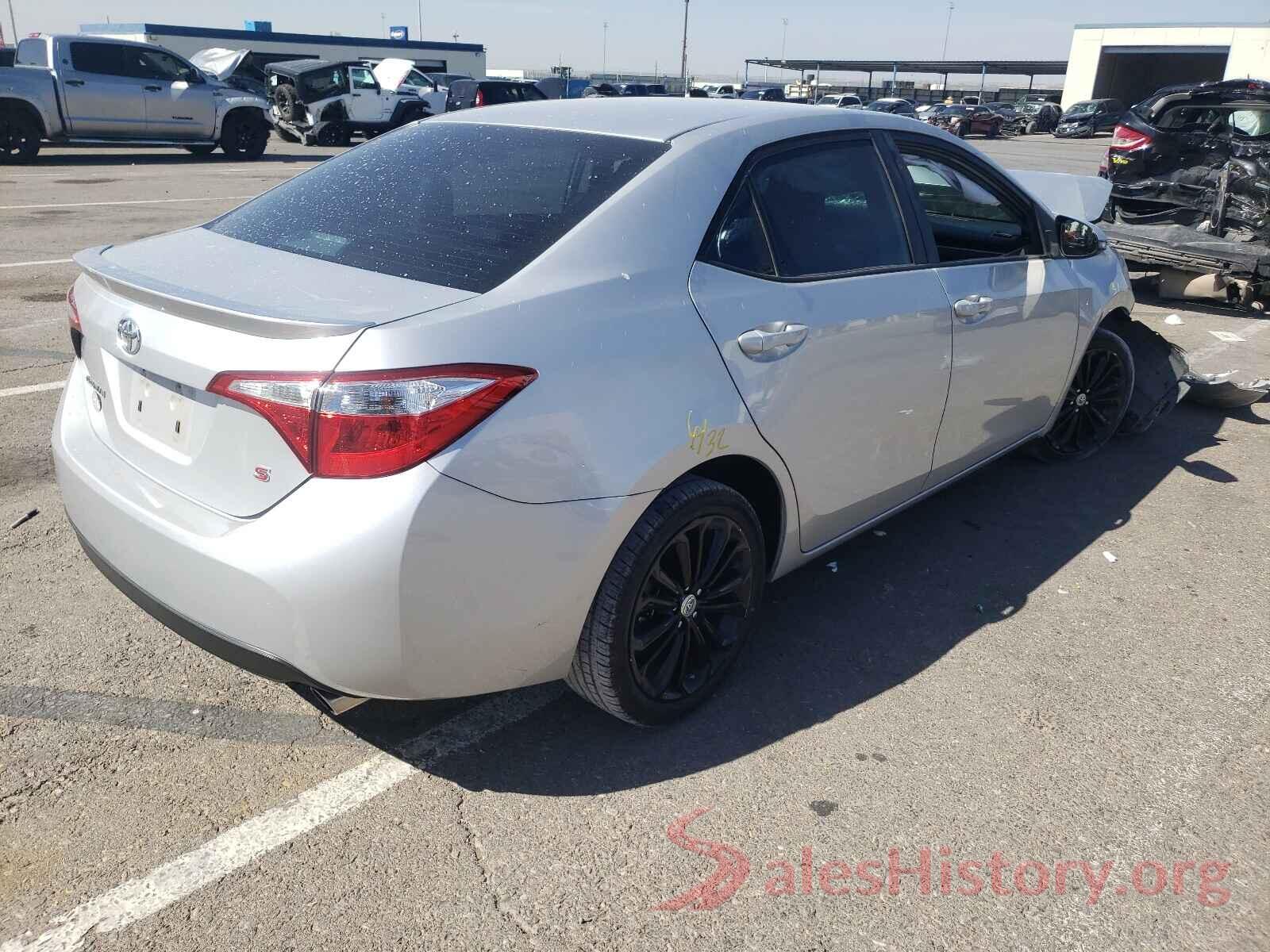 5YFBURHE8GP442574 2016 TOYOTA COROLLA