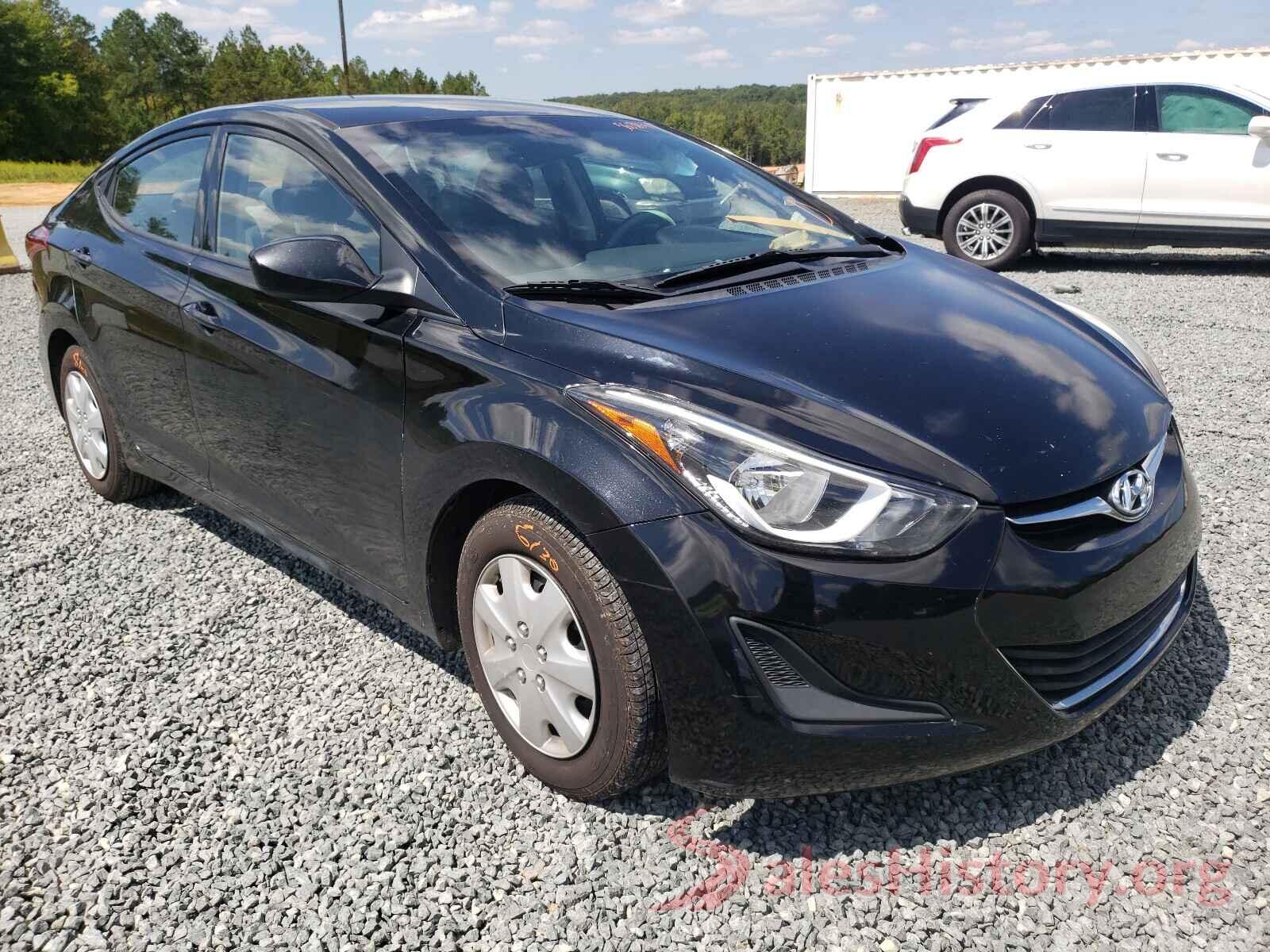 5NPDH4AE0GH734937 2016 HYUNDAI ELANTRA