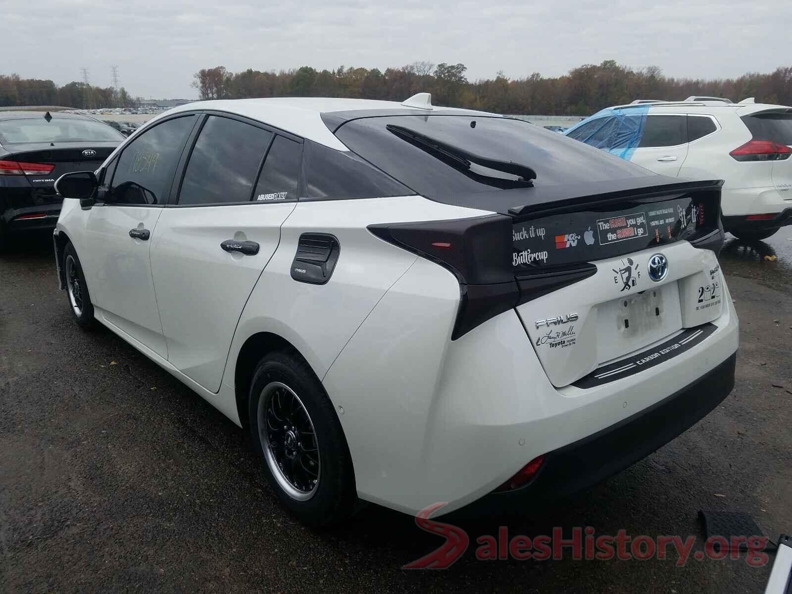 JTDKARFU7K3090298 2019 TOYOTA PRIUS