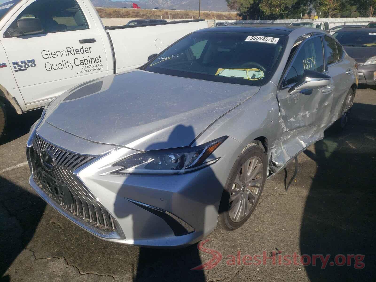 58ABZ1B17KU030817 2019 LEXUS ES350