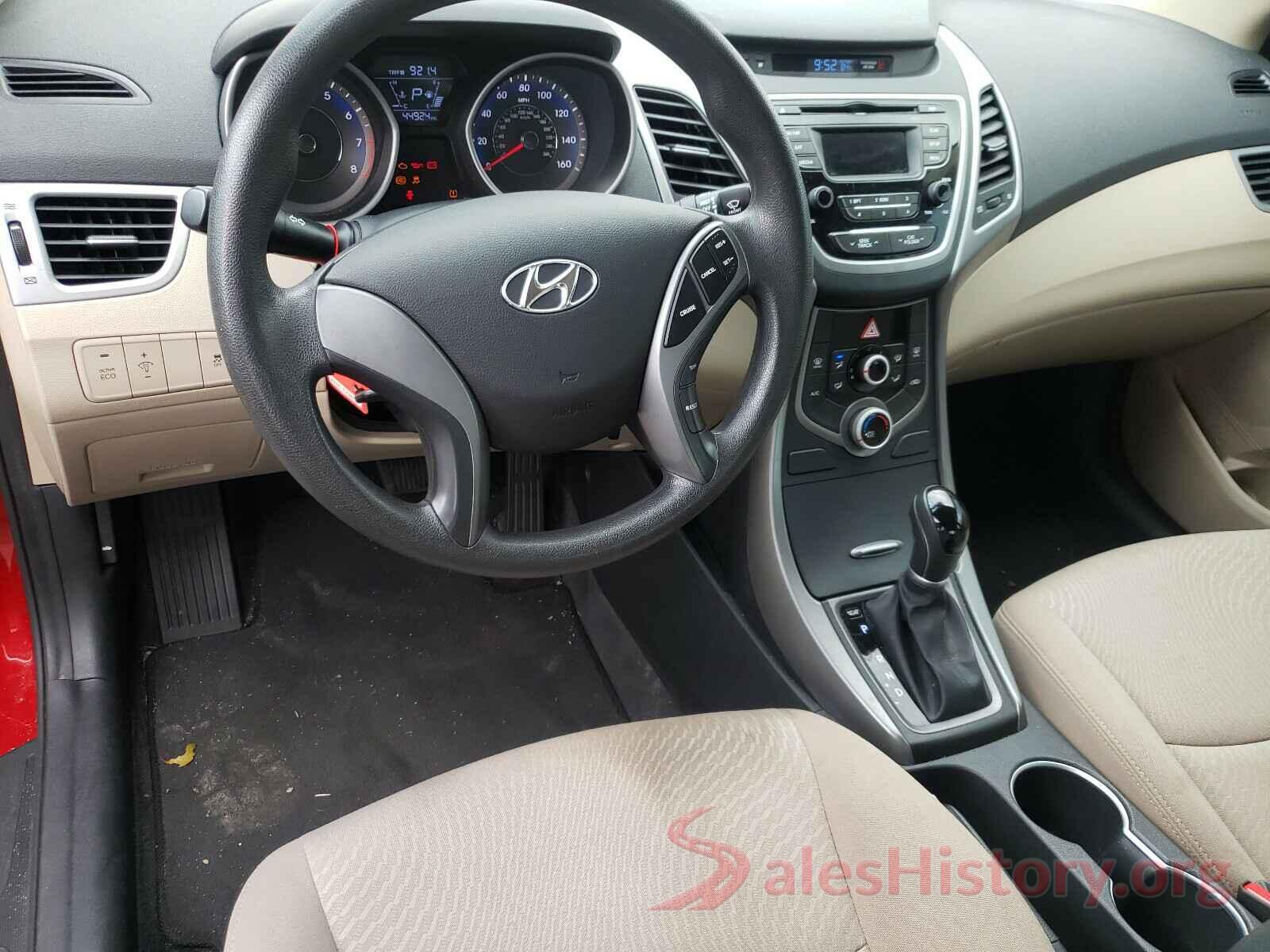 KMHDH4AEXGU650268 2016 HYUNDAI ELANTRA