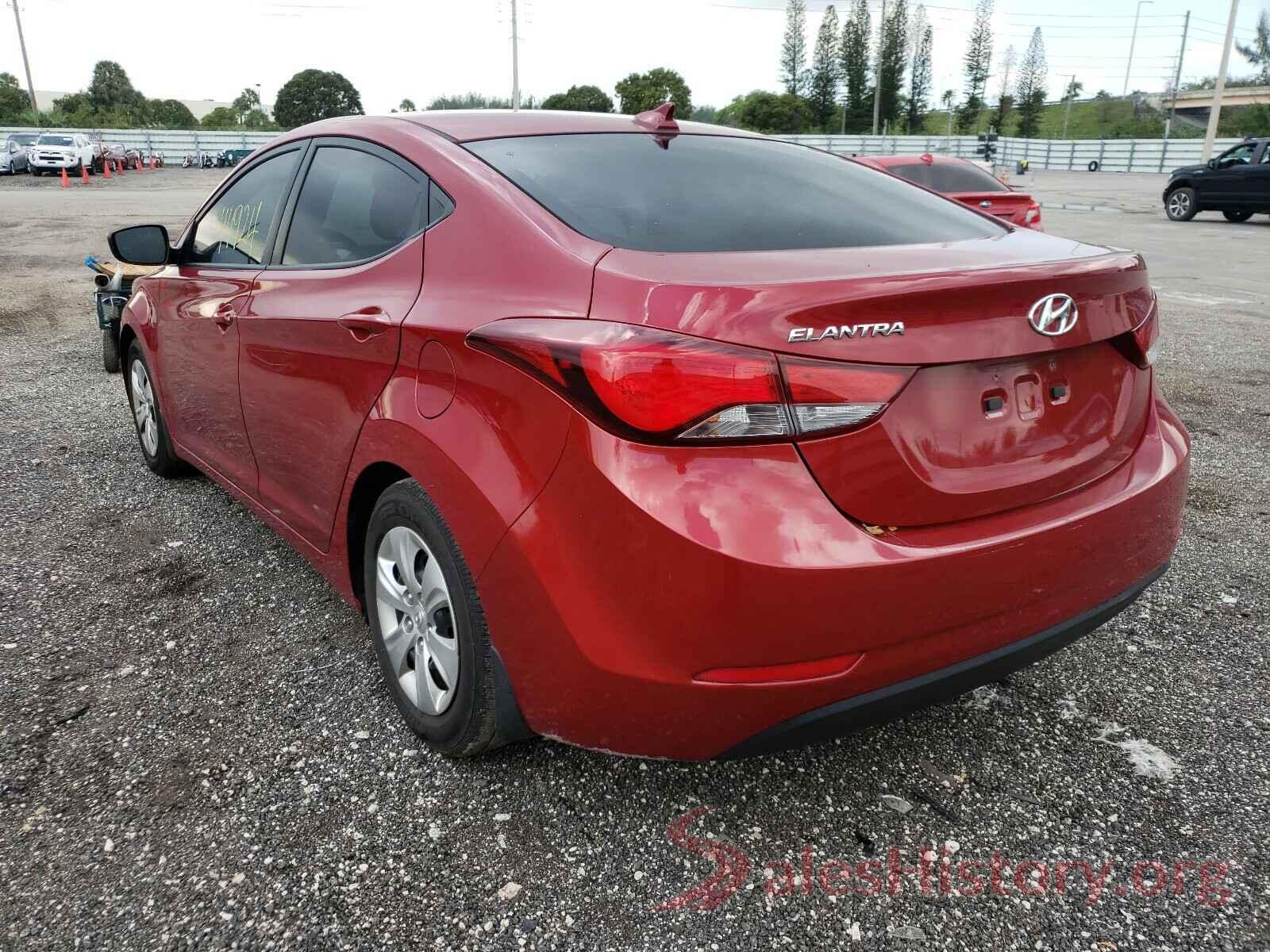 KMHDH4AEXGU650268 2016 HYUNDAI ELANTRA