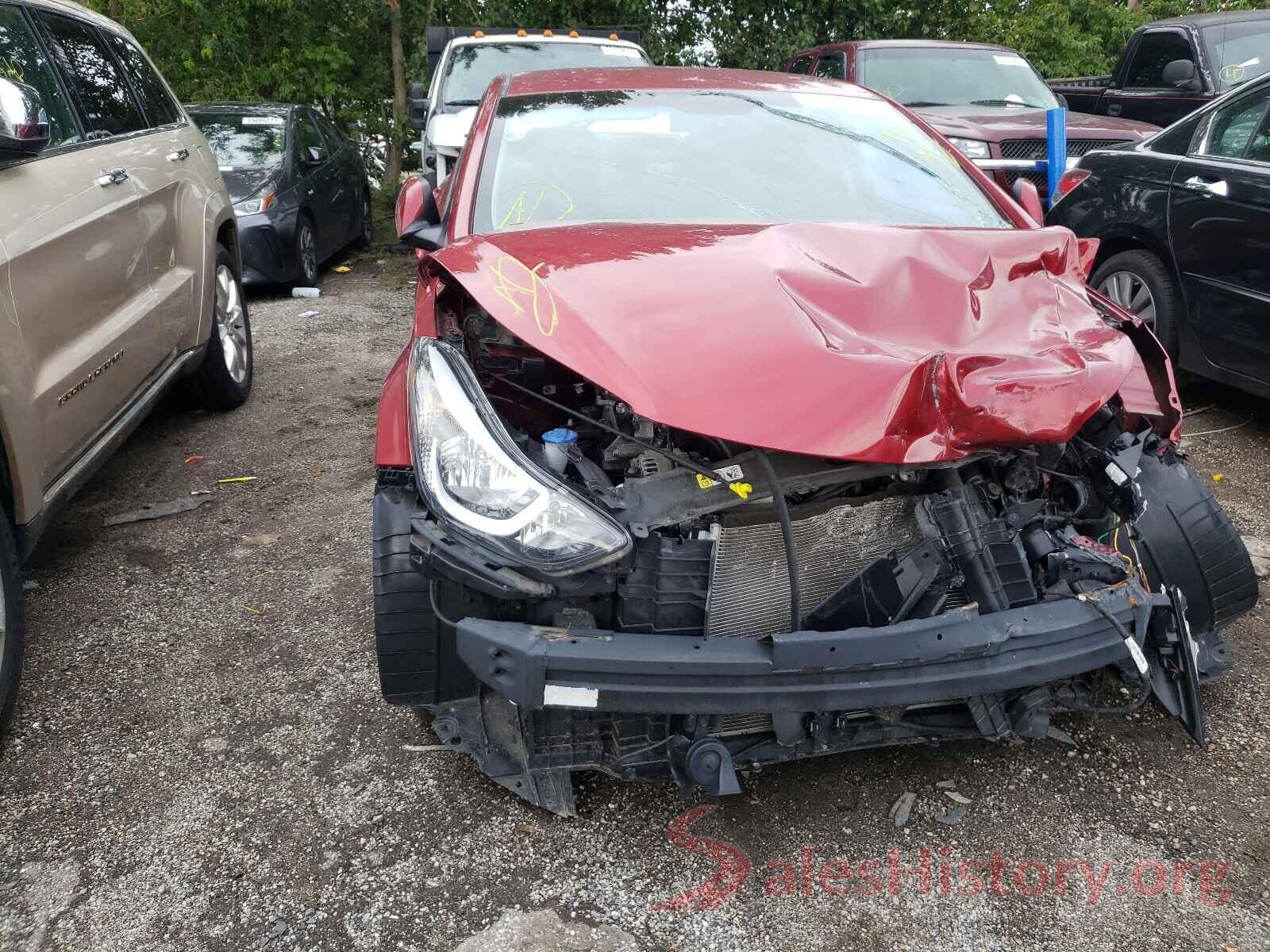 5NPDH4AE4GH799323 2016 HYUNDAI ELANTRA