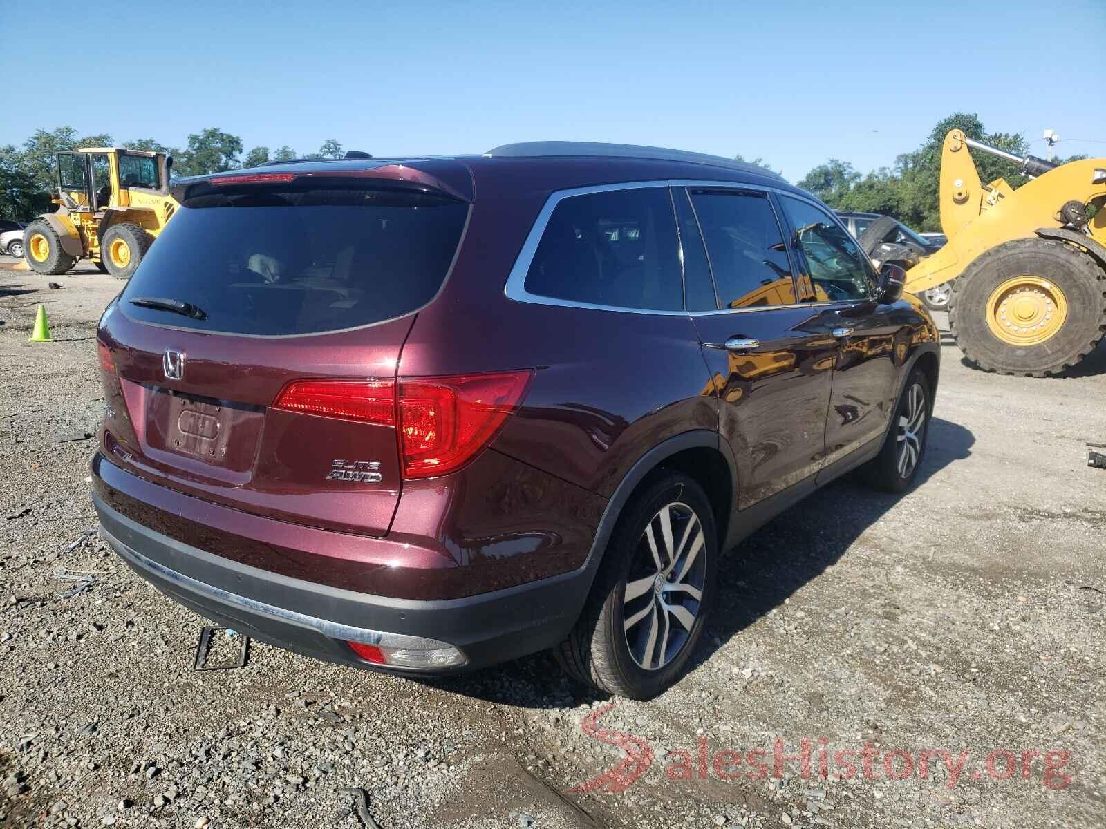 5FNYF6H08GB117829 2016 HONDA PILOT