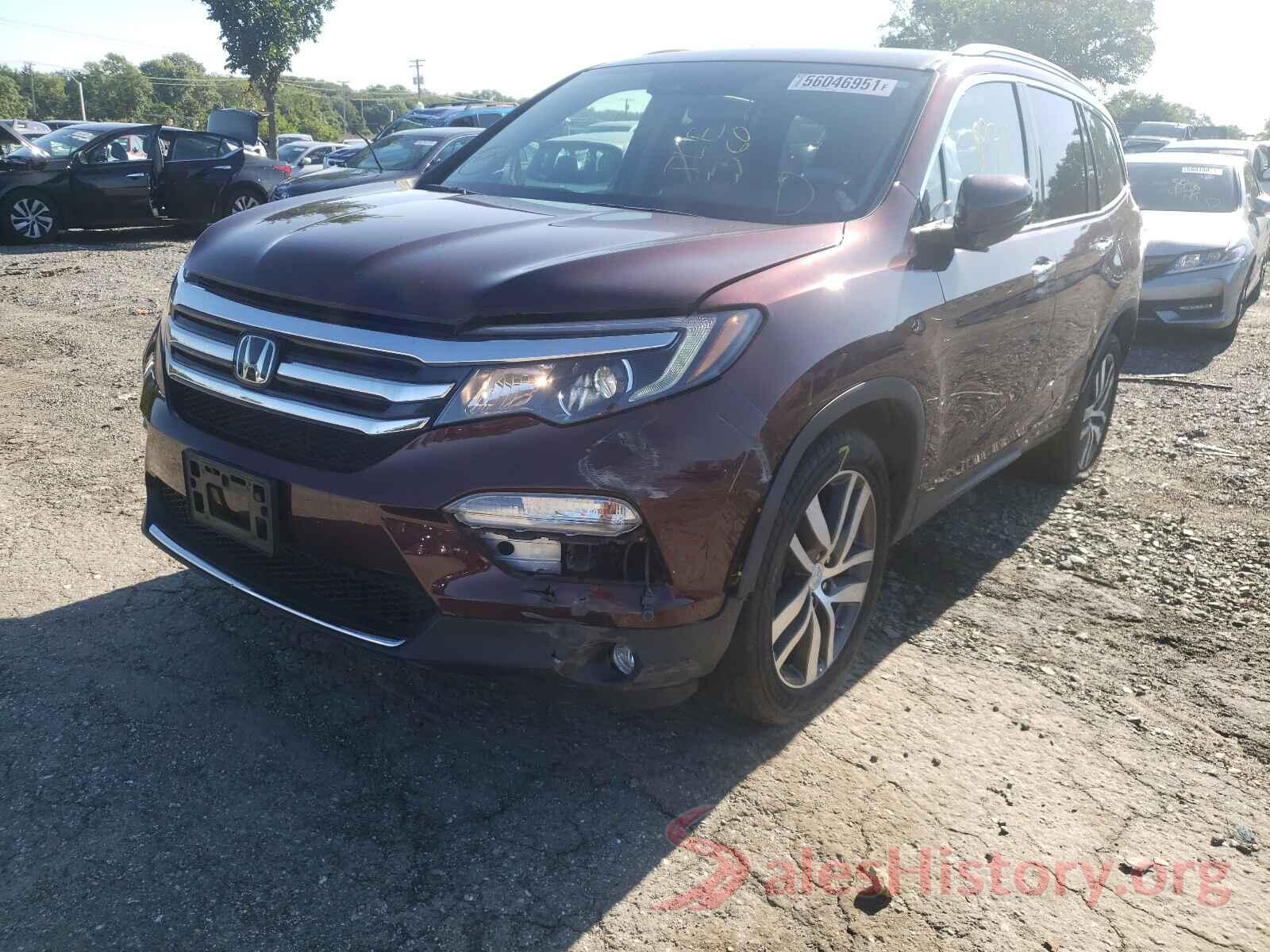 5FNYF6H08GB117829 2016 HONDA PILOT