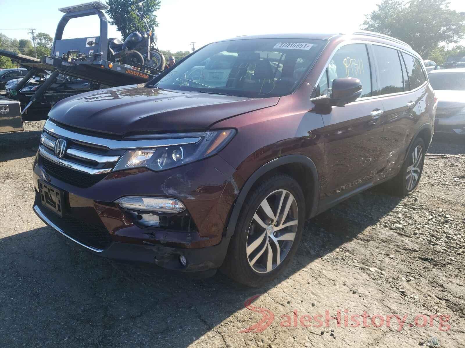 5FNYF6H08GB117829 2016 HONDA PILOT