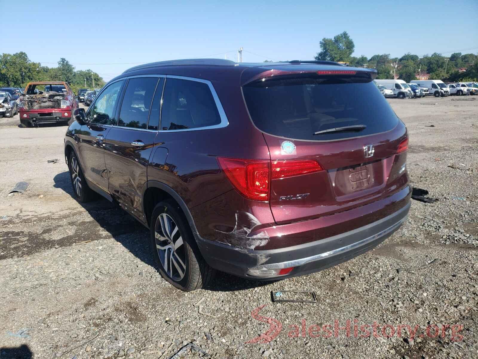 5FNYF6H08GB117829 2016 HONDA PILOT