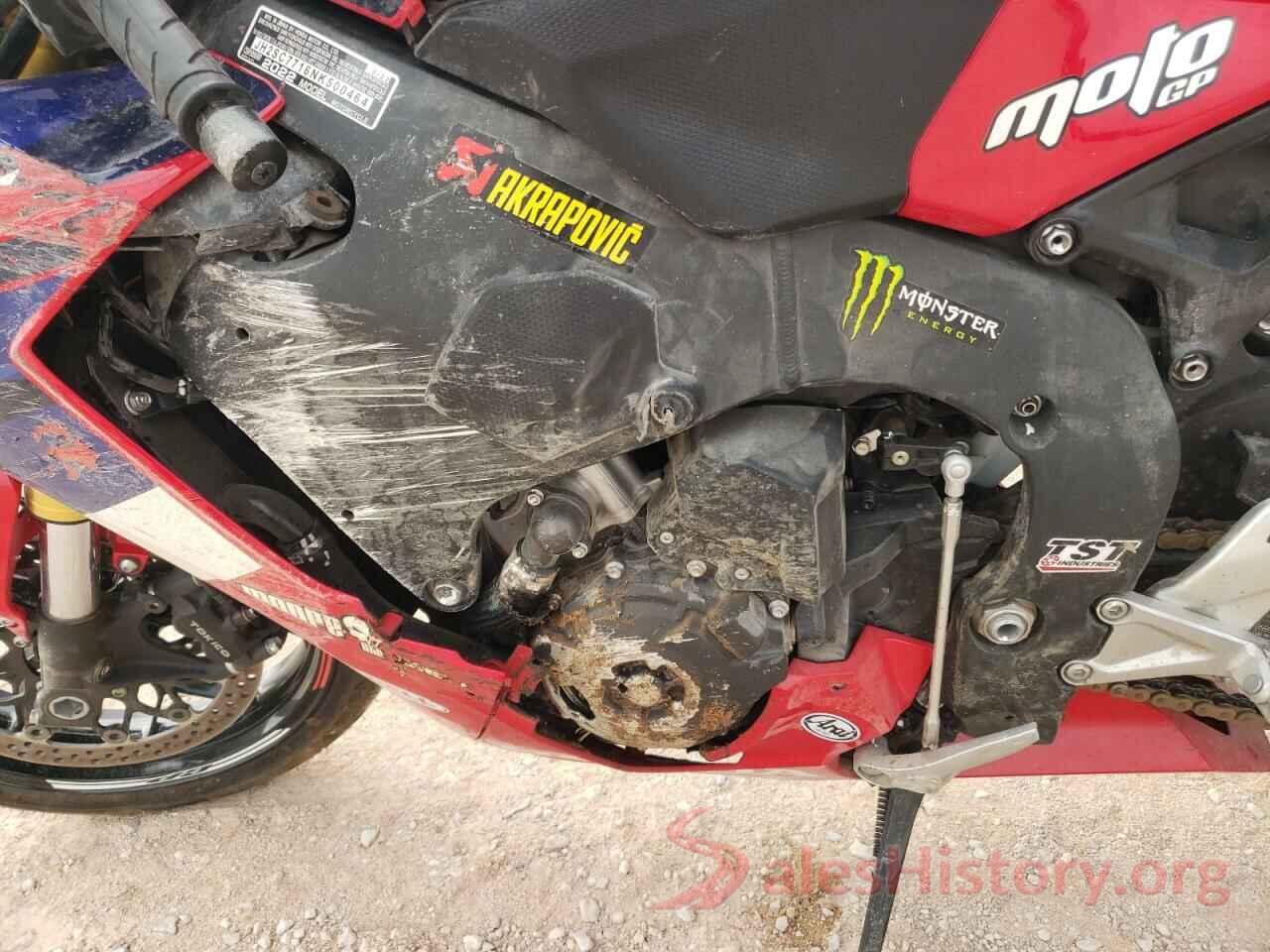 JH2SC7716NK500464 2022 HONDA CBR CYCLE