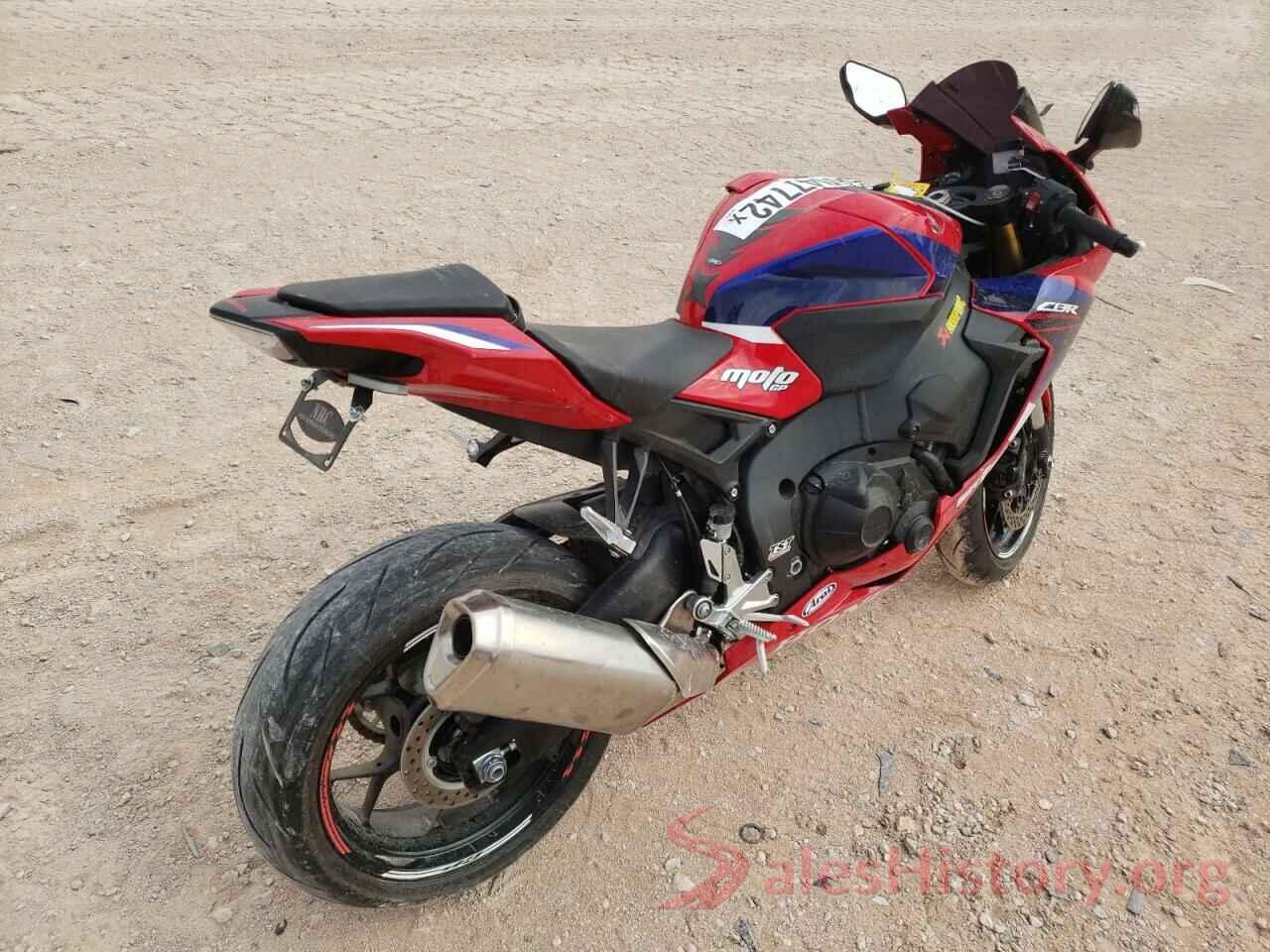 JH2SC7716NK500464 2022 HONDA CBR CYCLE