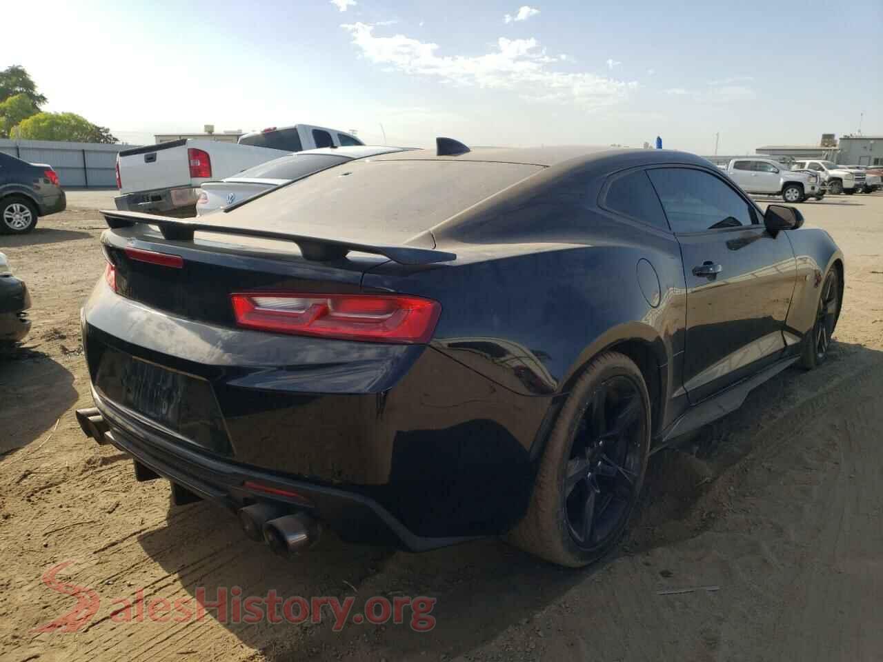 2016 CHEVROLET CAMARO VIN 1G1FB1RSXG0149033, rear 3/4 view