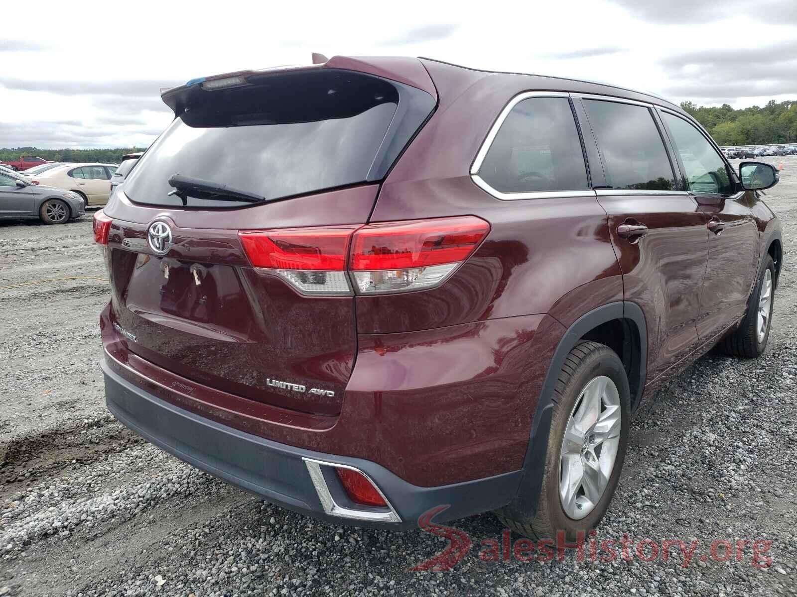 5TDDZRFH6HS468882 2017 TOYOTA HIGHLANDER