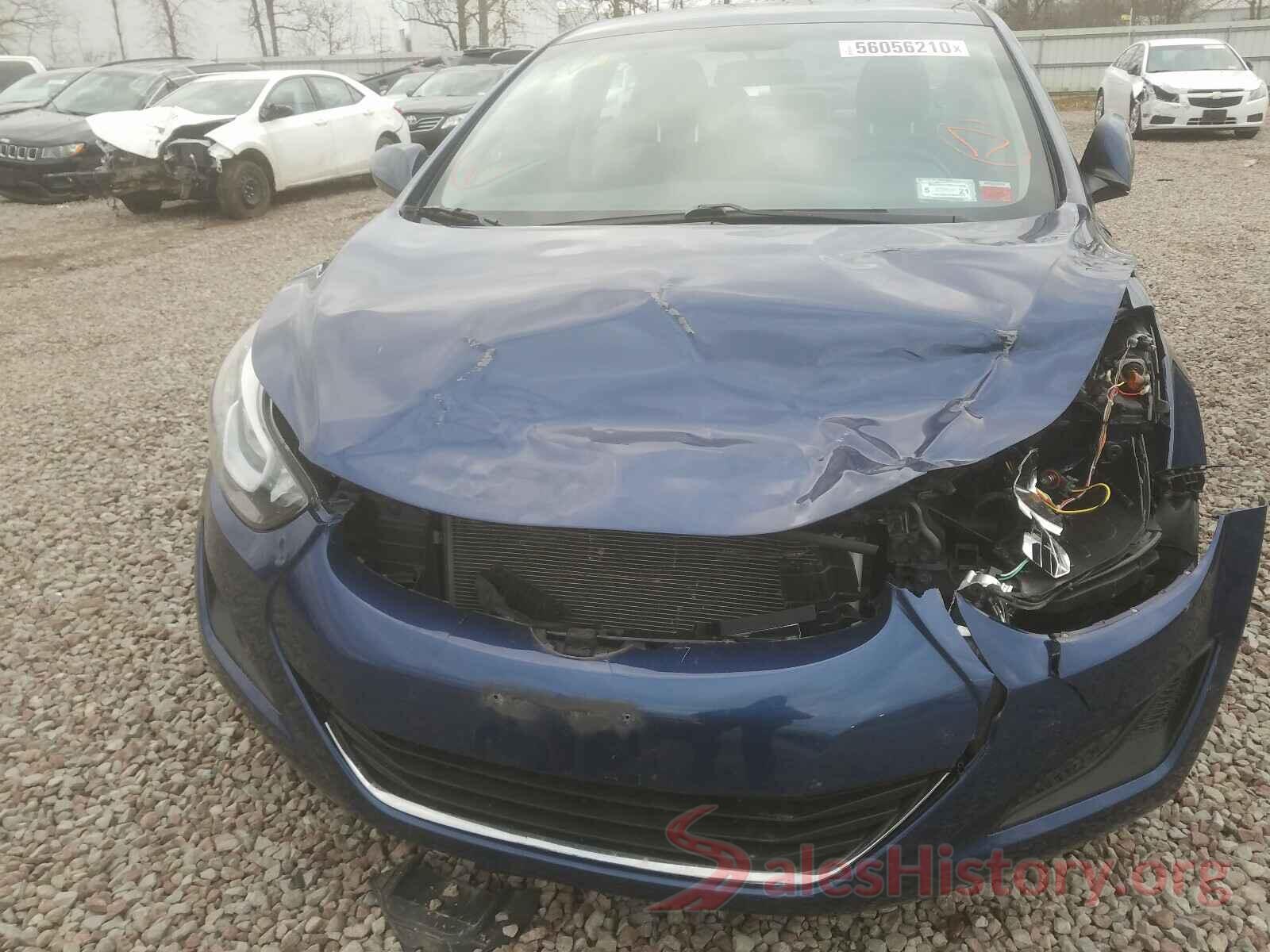 5NPDH4AE7GH664045 2016 HYUNDAI ELANTRA