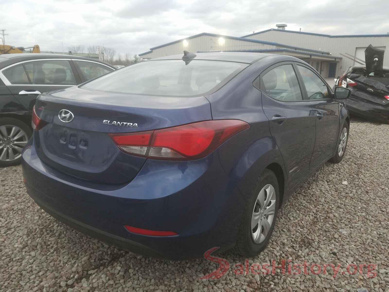 5NPDH4AE7GH664045 2016 HYUNDAI ELANTRA