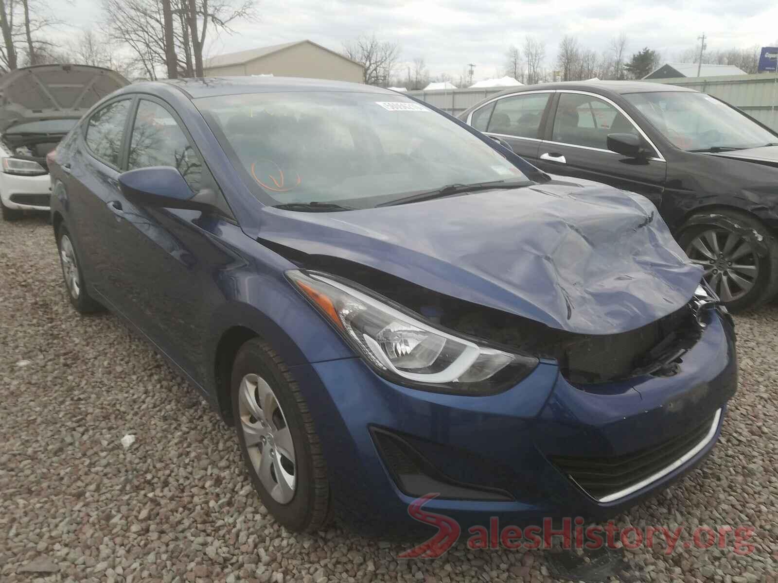 5NPDH4AE7GH664045 2016 HYUNDAI ELANTRA