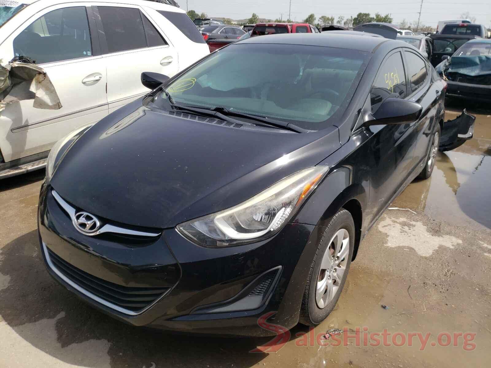 KMHDH4AE5GU645821 2016 HYUNDAI ELANTRA