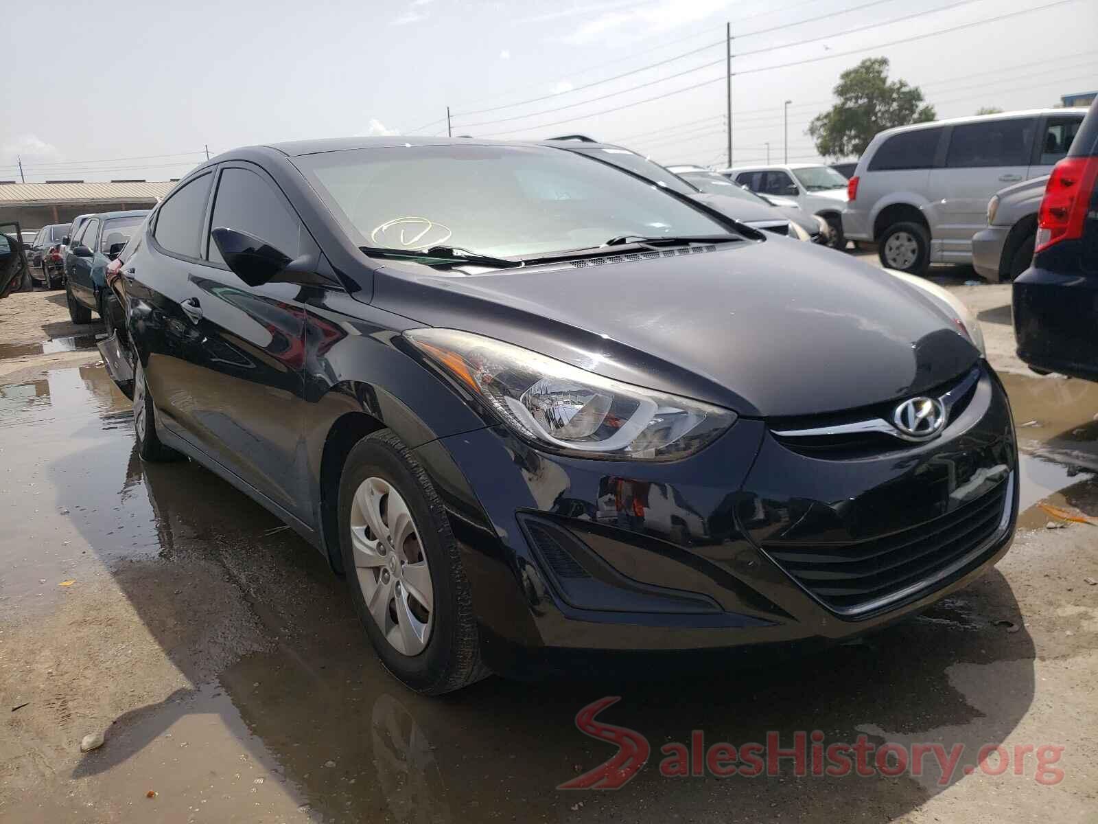 KMHDH4AE5GU645821 2016 HYUNDAI ELANTRA