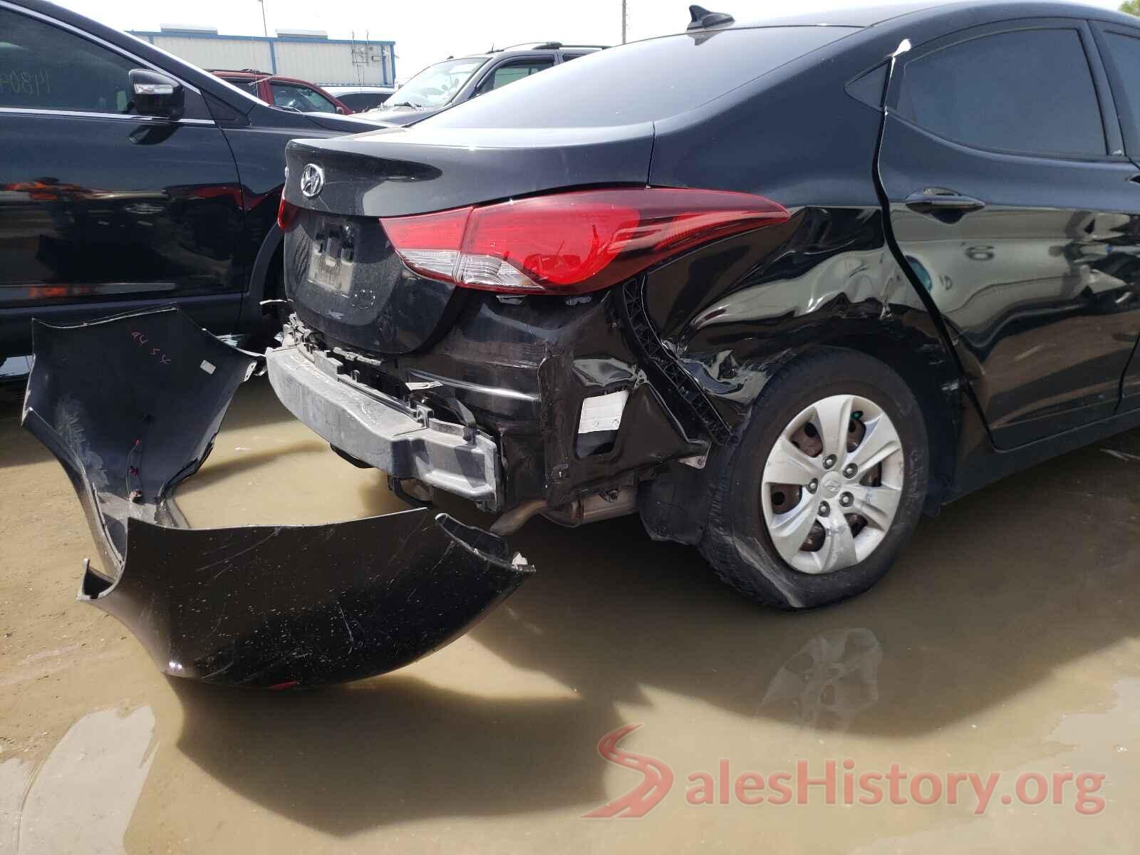 KMHDH4AE5GU645821 2016 HYUNDAI ELANTRA