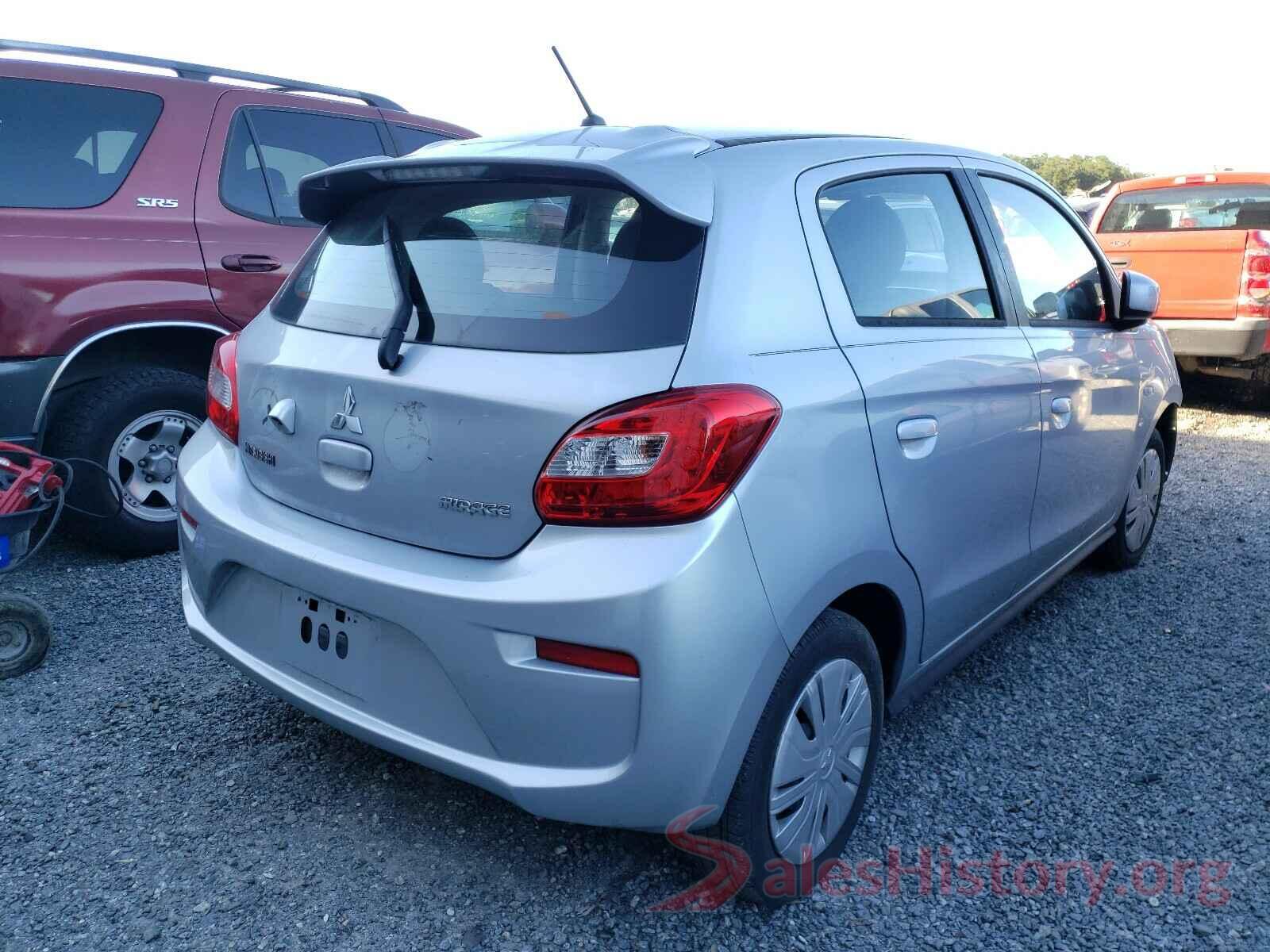 ML32A3HJ4KH001311 2019 MITSUBISHI MIRAGE