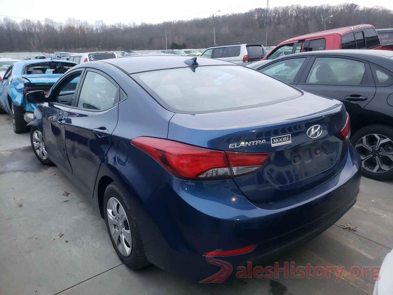 5NPDH4AE9GH702066 2016 HYUNDAI ELANTRA