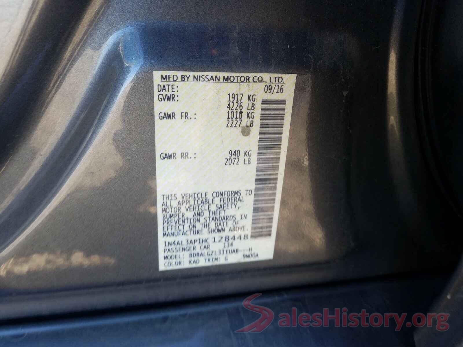 1N4AL3AP1HC128448 2017 NISSAN ALTIMA