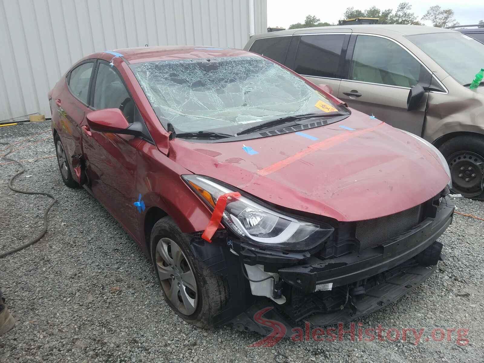 5NPDH4AE0GH787217 2016 HYUNDAI ELANTRA