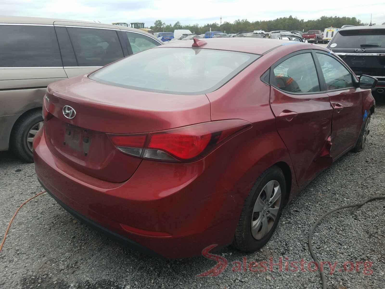 5NPDH4AE0GH787217 2016 HYUNDAI ELANTRA