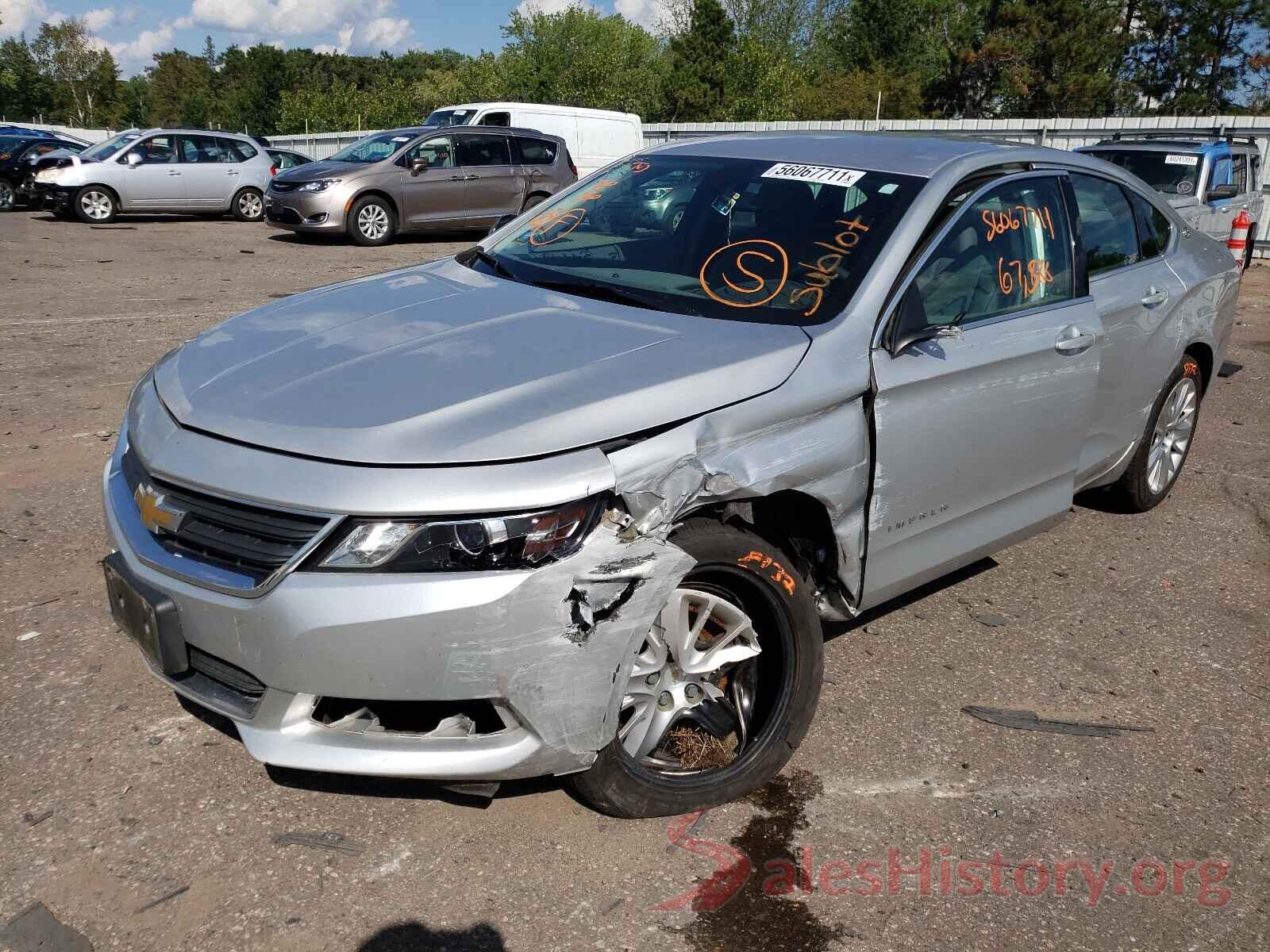 2G11X5SA8G9184955 2016 CHEVROLET IMPALA