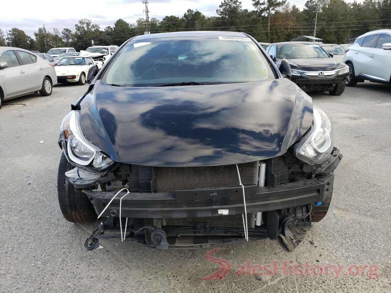 KMHDH4AE8GU490701 2016 HYUNDAI ELANTRA