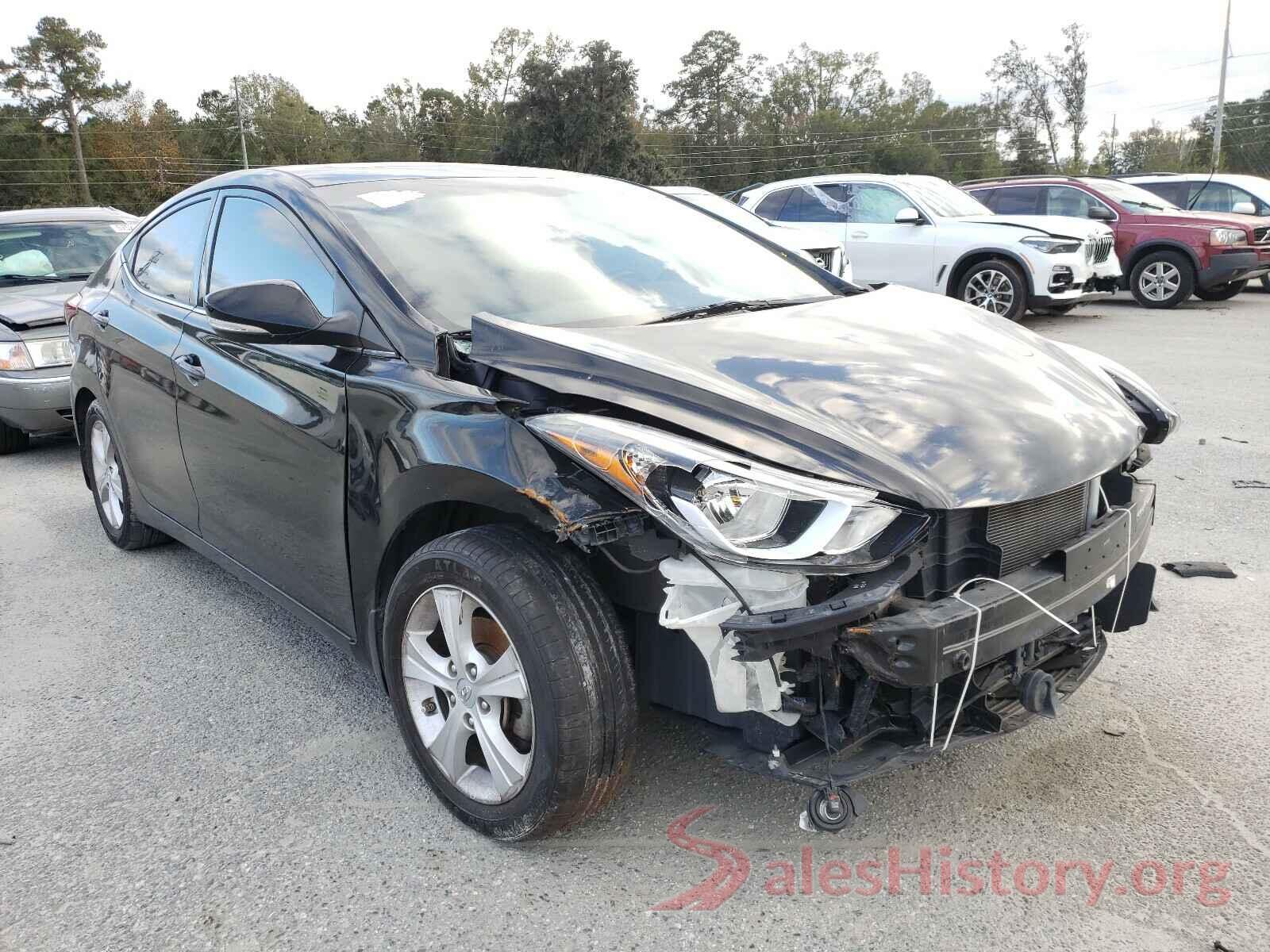 KMHDH4AE8GU490701 2016 HYUNDAI ELANTRA