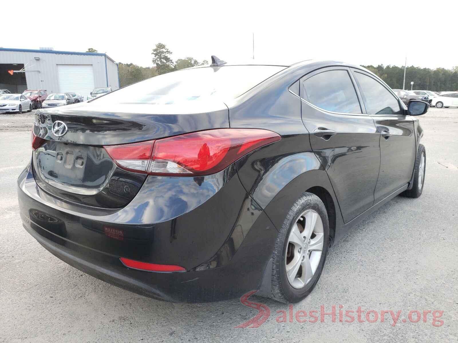 KMHDH4AE8GU490701 2016 HYUNDAI ELANTRA