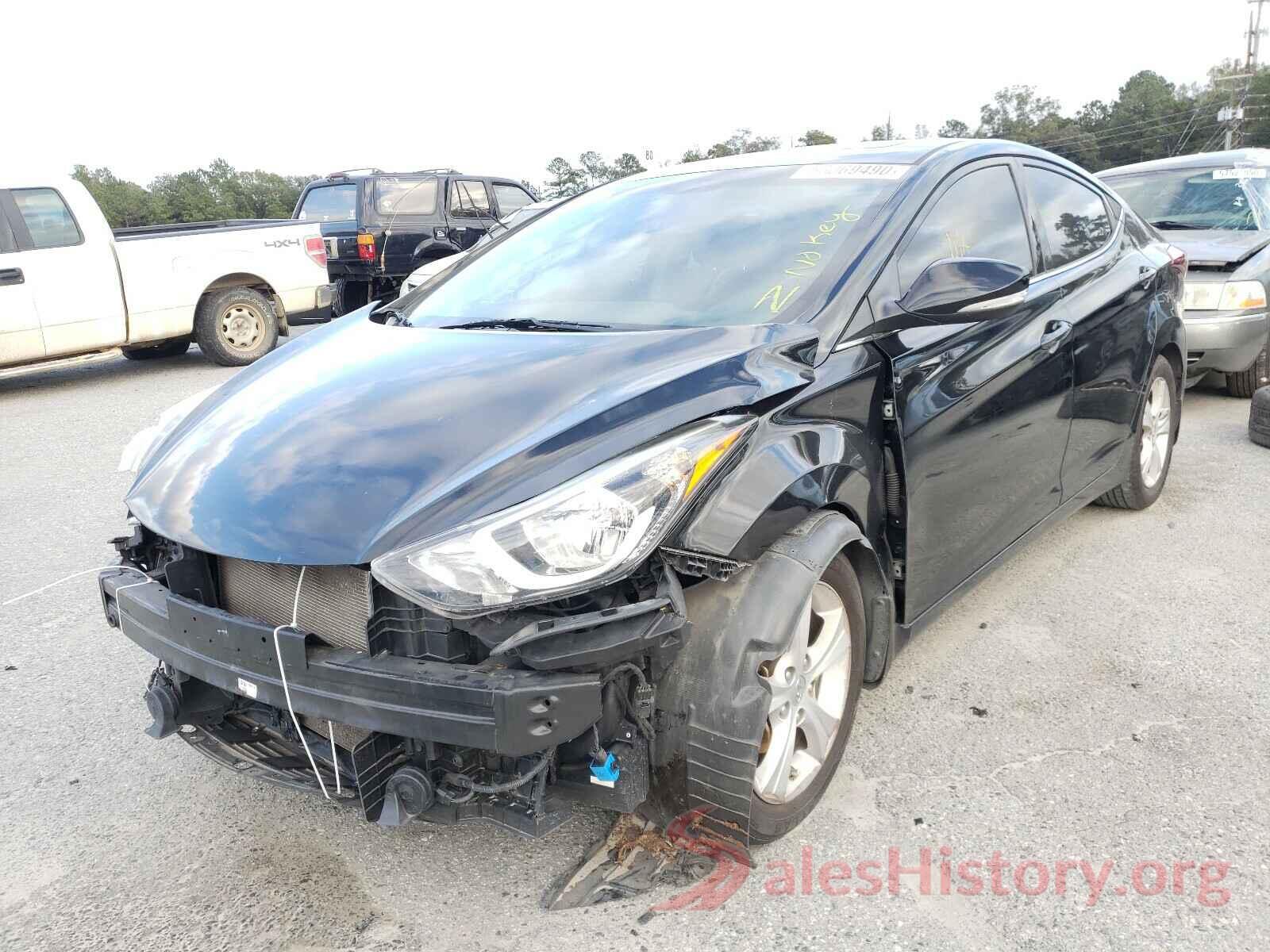 KMHDH4AE8GU490701 2016 HYUNDAI ELANTRA