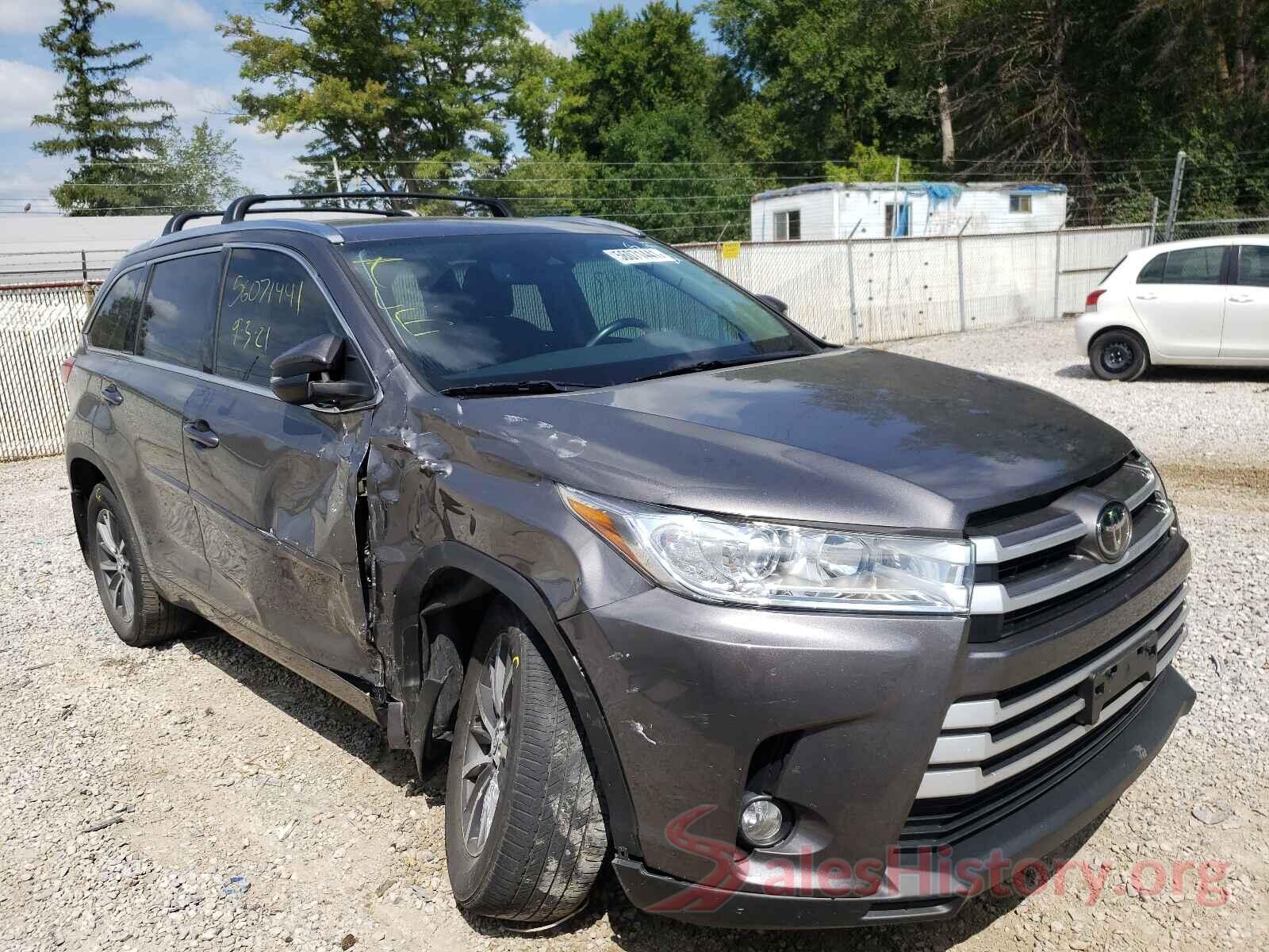 5TDJZRFH5JS554208 2018 TOYOTA HIGHLANDER