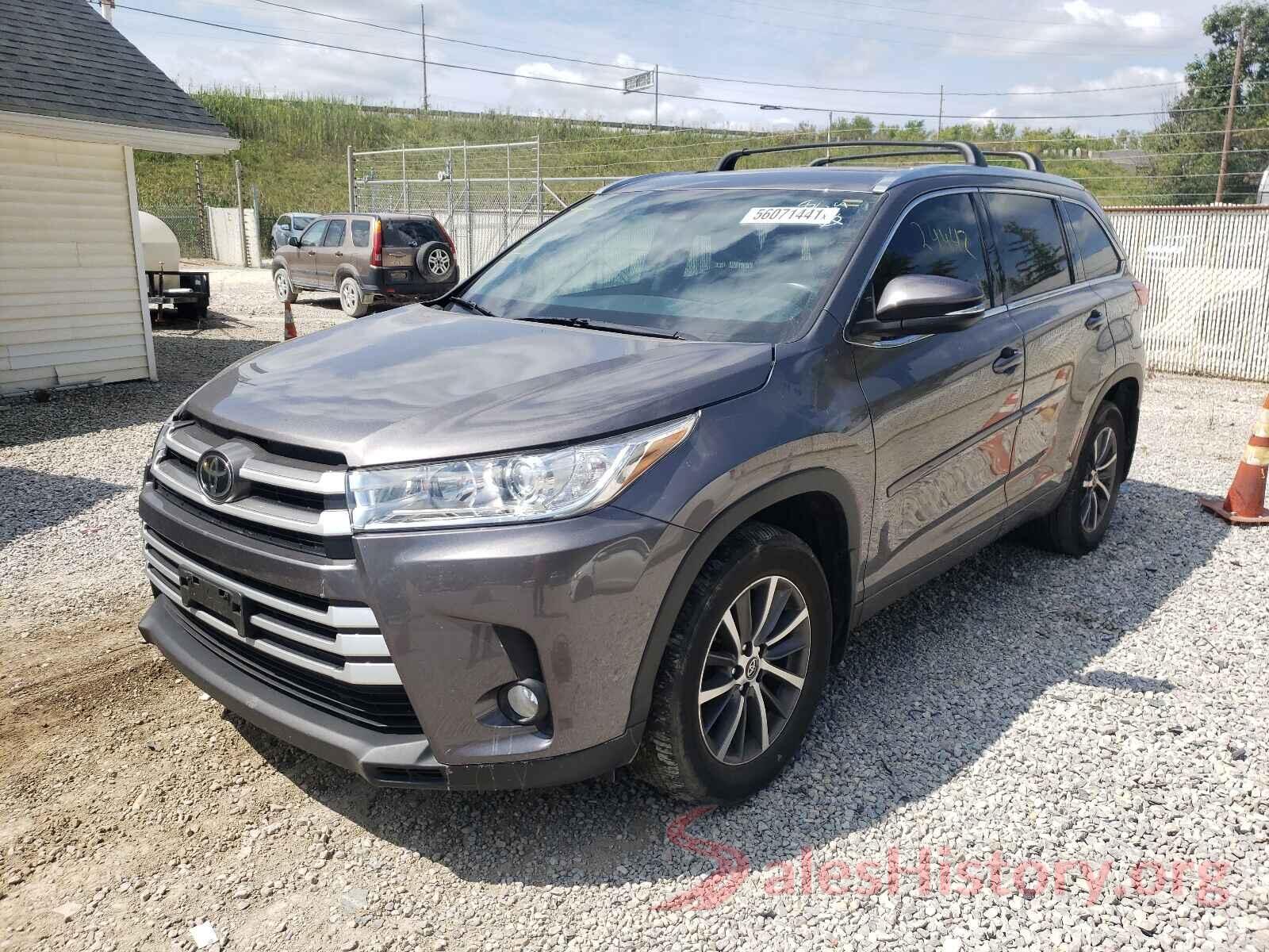 5TDJZRFH5JS554208 2018 TOYOTA HIGHLANDER