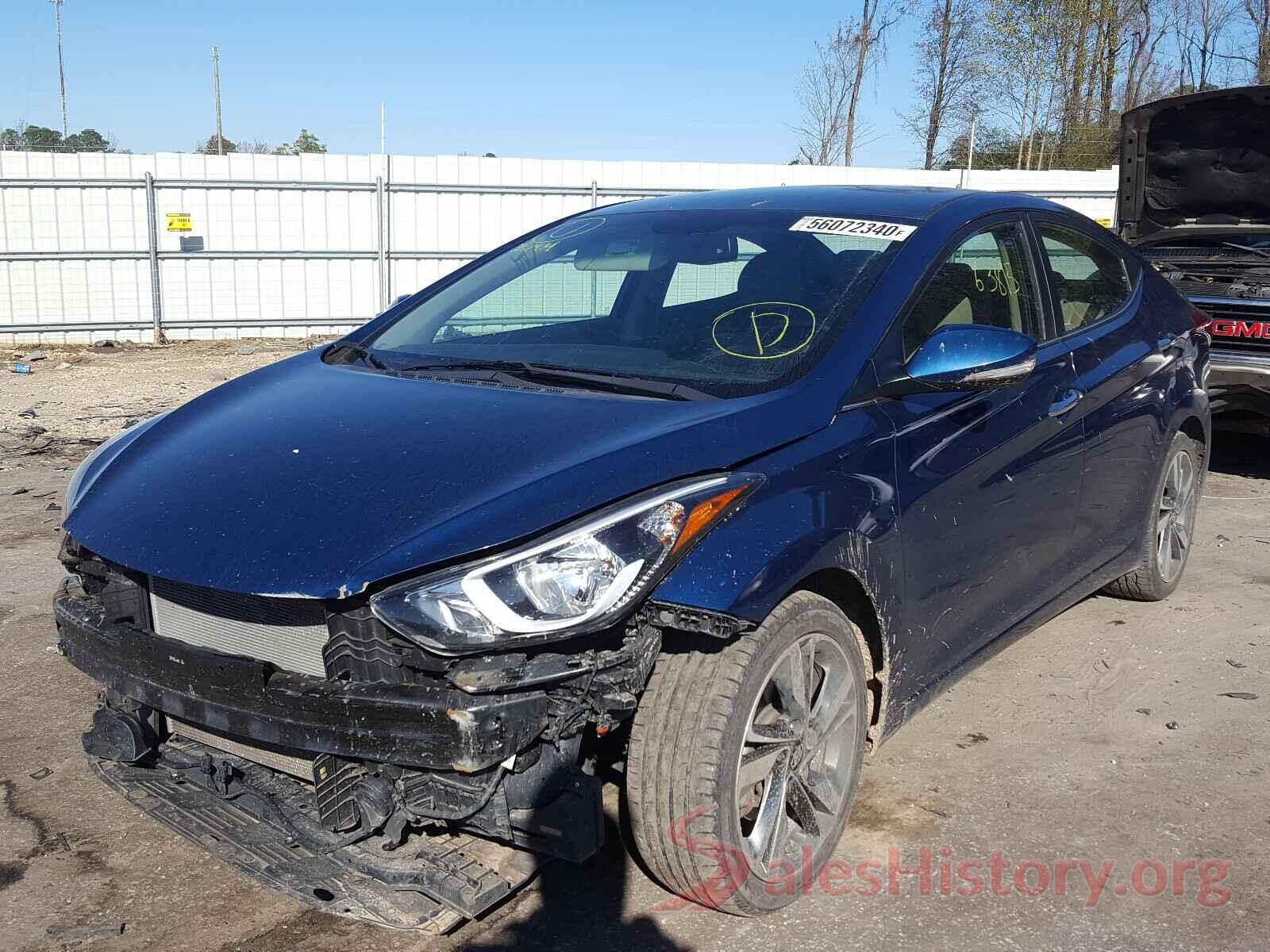 KMHDH4AE2GU597839 2016 HYUNDAI ELANTRA