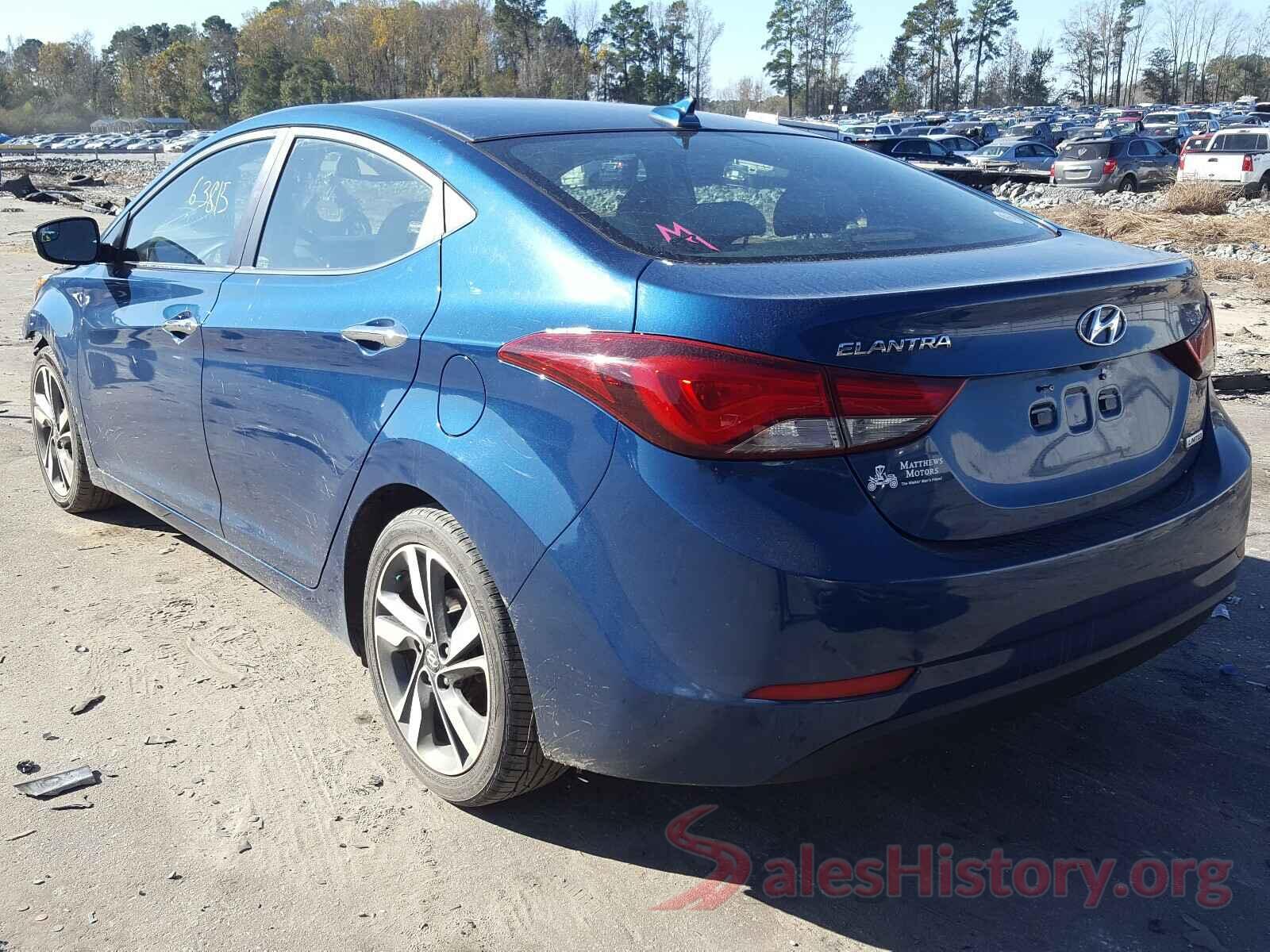 KMHDH4AE2GU597839 2016 HYUNDAI ELANTRA