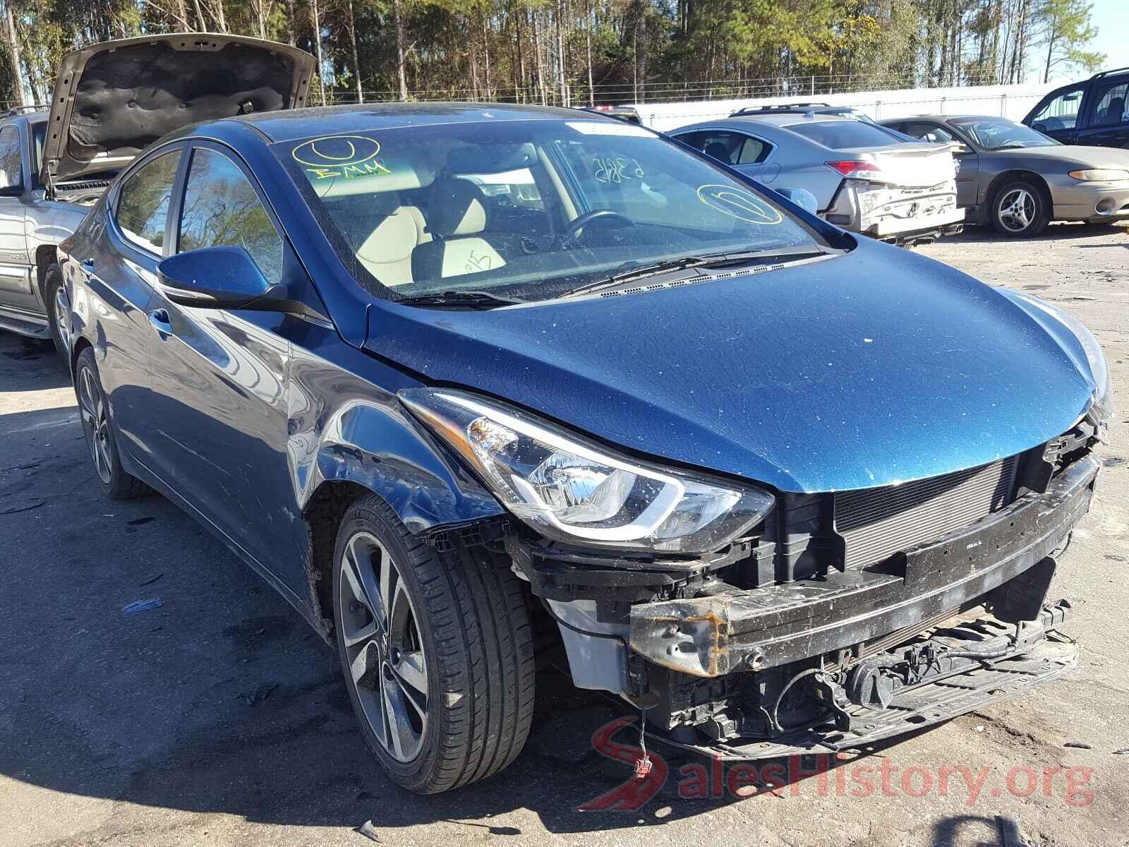 KMHDH4AE2GU597839 2016 HYUNDAI ELANTRA