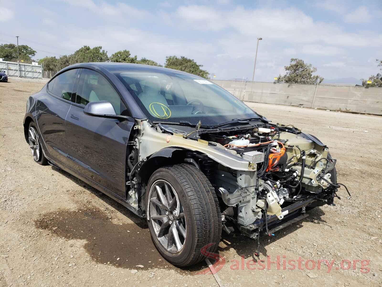 5YJ3E1EB9MF930663 2021 TESLA MODEL 3