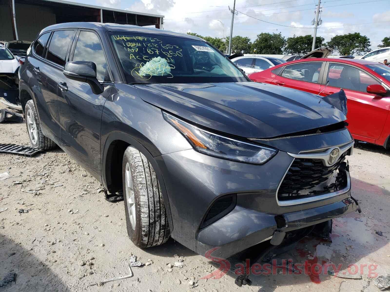 5TDCZRAHXMS035241 2021 TOYOTA HIGHLANDER