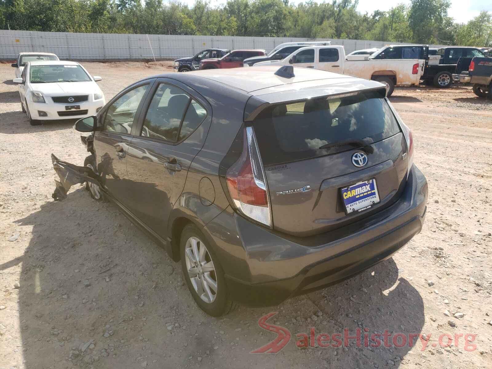 JTDKDTB35H1598520 2017 TOYOTA PRIUS