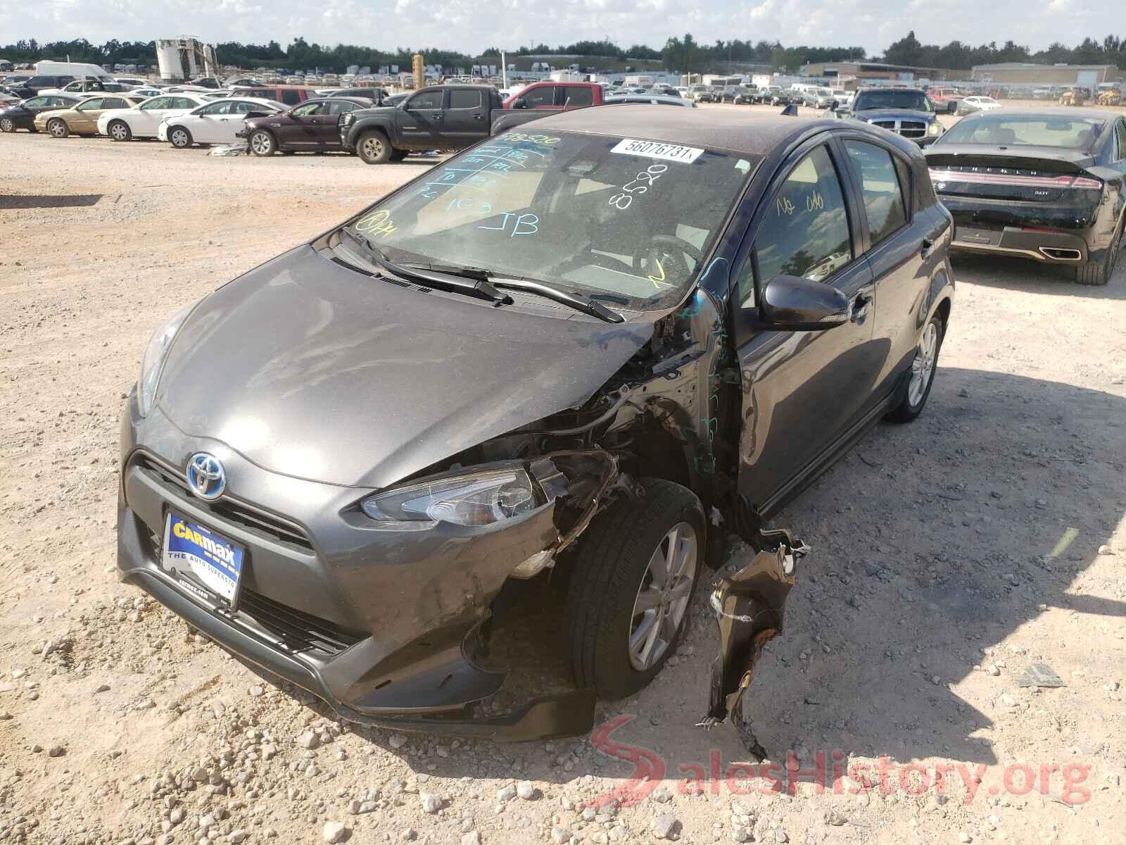 JTDKDTB35H1598520 2017 TOYOTA PRIUS