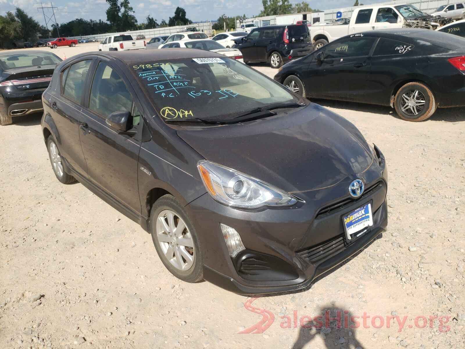 JTDKDTB35H1598520 2017 TOYOTA PRIUS