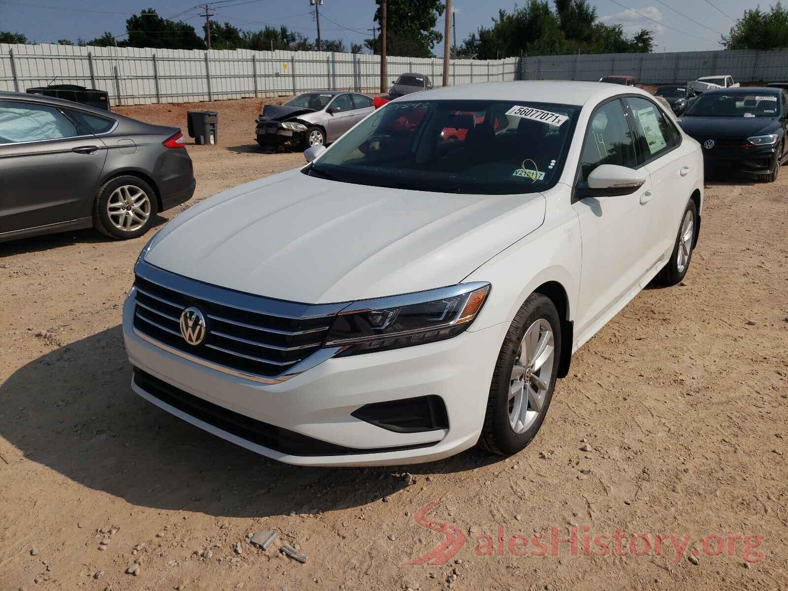 1VWAA7A33MC001843 2021 VOLKSWAGEN PASSAT